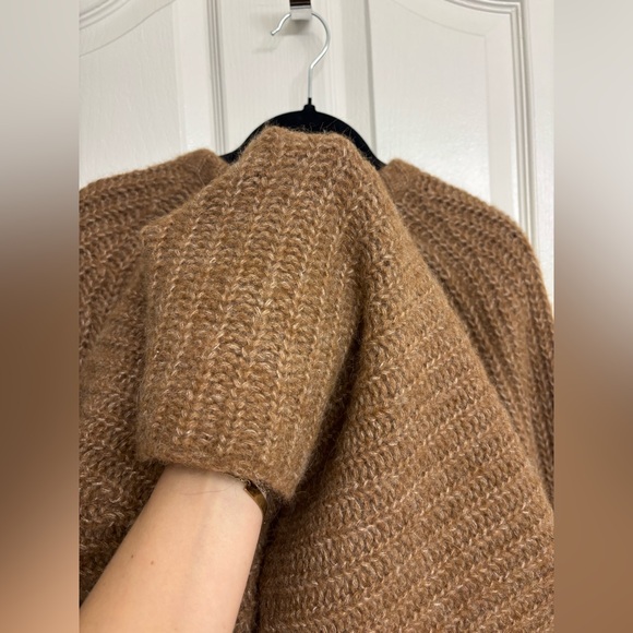 Sézane Emile Cardigan in Mottled Camel - Picture 8 of 14
